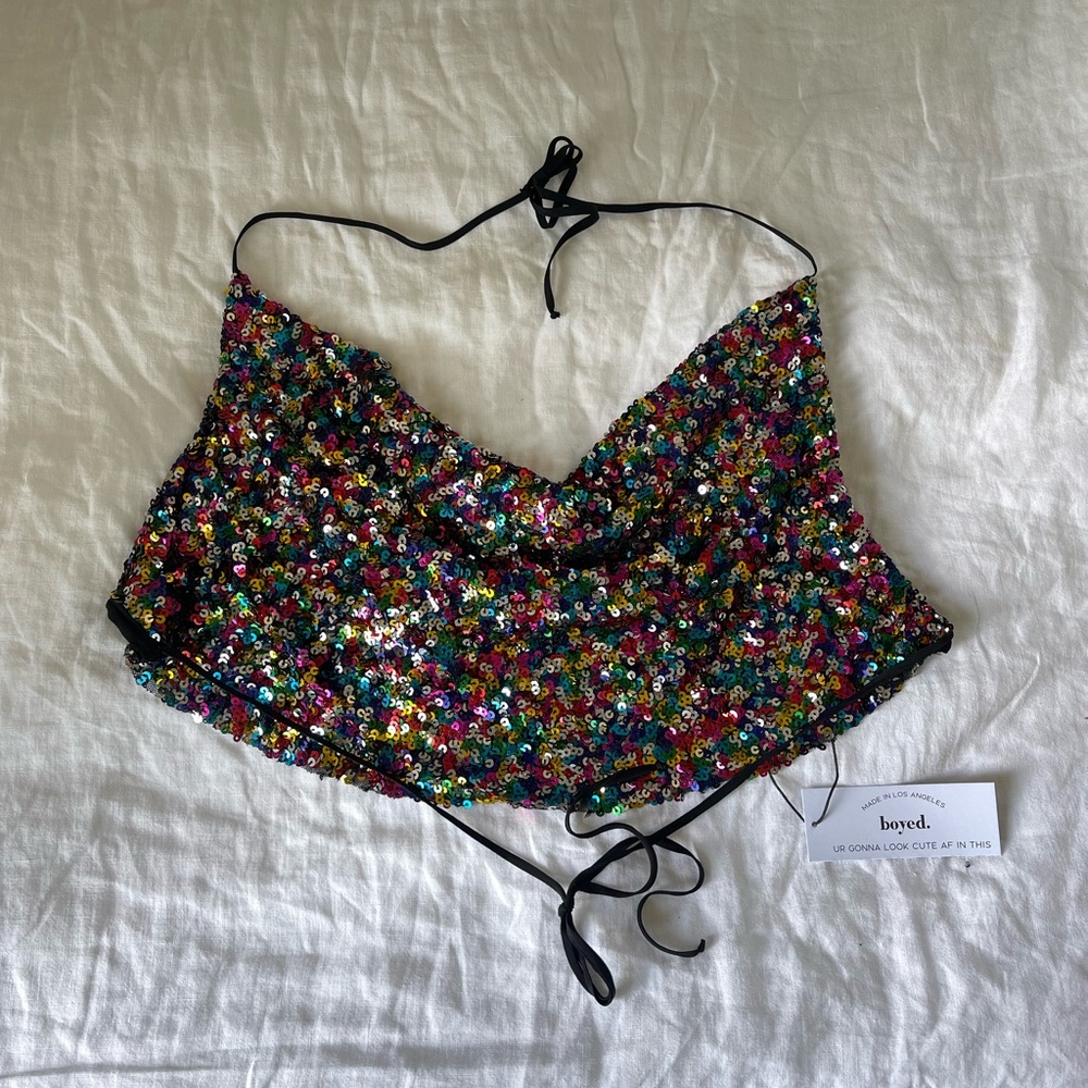 Sequin top